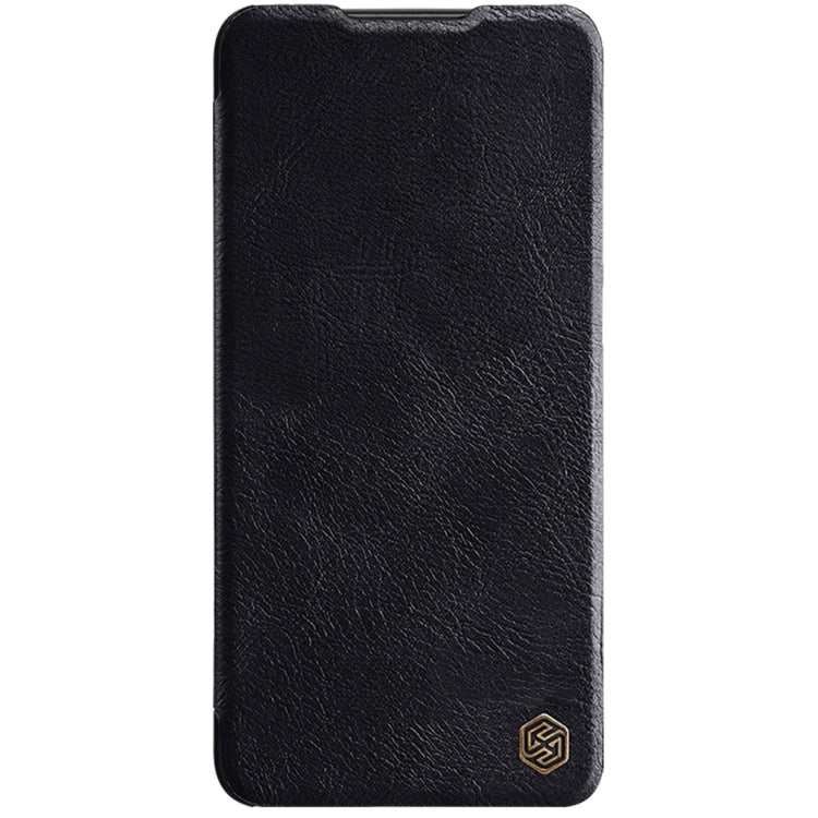 For Samsung Galaxy A73 5G NILLKIN QIN Series Pro Sliding Camera Cover Design Leather Phone Case(Black) - Galaxy Phone Cases by NILLKIN | Online Shopping South Africa | PMC Jewellery