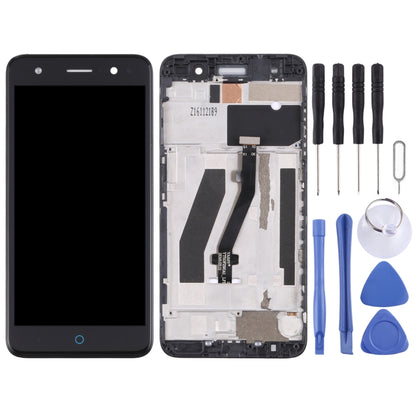 OEM LCD Screen For ZTE Blade V7 Lite/V6 Plus Digitizer Full Assembly with Frame（Black) - For ZTE by PMC Jewellery | Online Shopping South Africa | PMC Jewellery