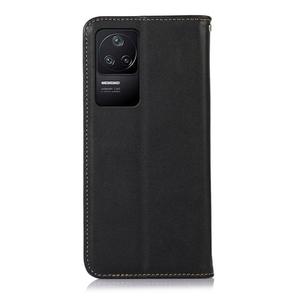 For Xiaomi Redmi K40S KHAZNEH Nappa Top Layer Cowhide Leather Phone Case(Black) - Xiaomi Cases by PMC Jewellery | Online Shopping South Africa | PMC Jewellery