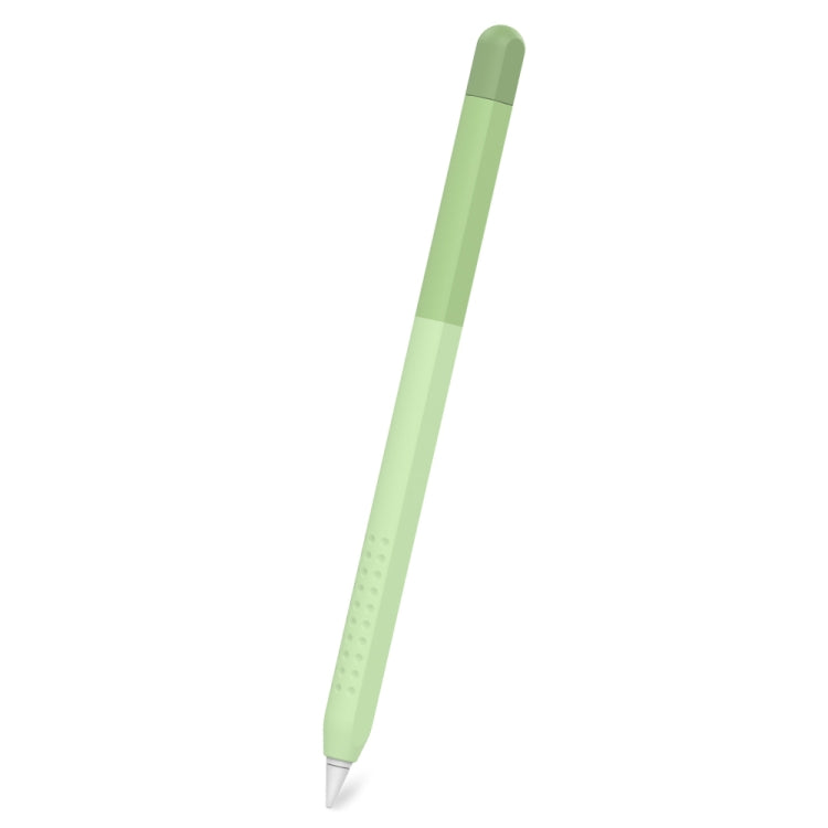 DUX DUCIS Rainbow Gradient Silicone Stylus Protective Case for Apple Pencil 2(Gradient Green) - Pencil Accessories by DUX DUCIS | Online Shopping South Africa | PMC Jewellery