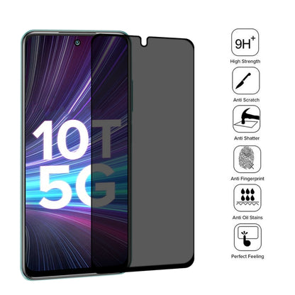 25 PCS Full Cover Anti-peeping Tempered Glass Film For Xiaomi Redmi Note 10T 5G -  by PMC Jewellery | Online Shopping South Africa | PMC Jewellery