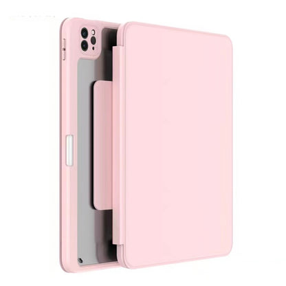 For iPad Pro 12.9 2022 / 2021 / 2020 / 2018 Mutural Jianshang Series Tablet Leather Smart Case(Pink) - iPad Pro 12.9 (2022/2021) Cases by Mutural | Online Shopping South Africa | PMC Jewellery | Buy Now Pay Later Mobicred