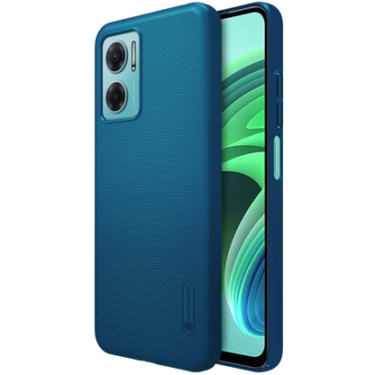 For Xiaomi Redmi Note 11E / Redmi 10 5G NILLKIN Frosted PC Phone Case(Blue) - Xiaomi Cases by NILLKIN | Online Shopping South Africa | PMC Jewellery