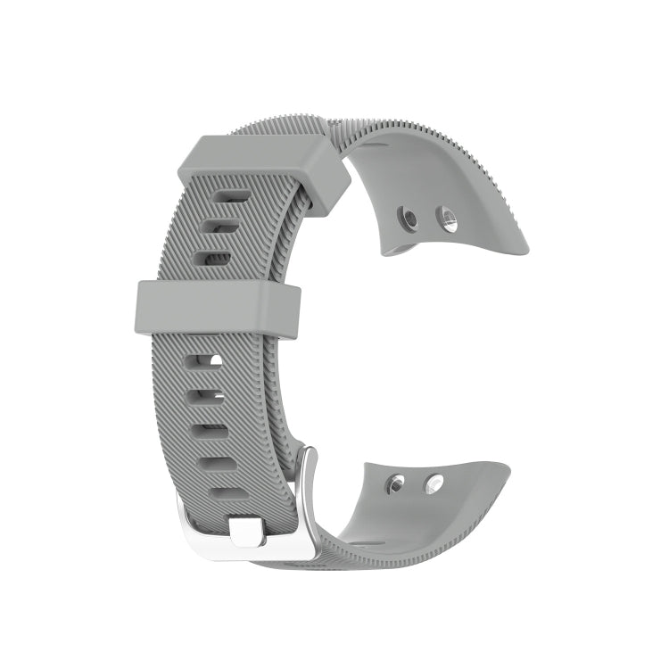 Compatible with Garmin Compatible witherunner 45 & 45S Silicone Watch Band(Gray) - Watch Bands by PMC TechLife | Online Shopping South Africa | PMC TechLife | Buy Now Pay Later Mobicred