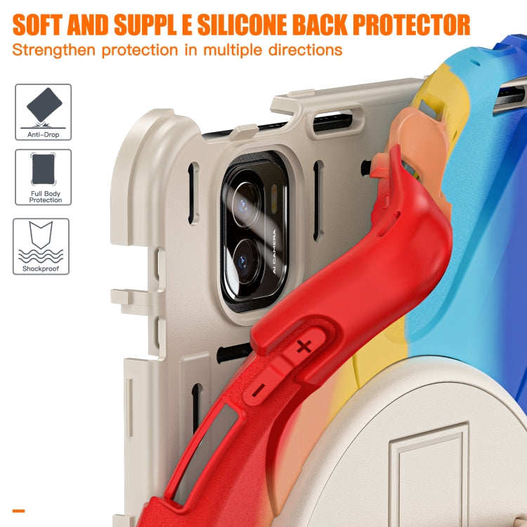For Xiaomi Pad 5 / Pad 5 Pro Silicone + PC Tablet Case(Colorful Red) -  by PMC TechLife | Online Shopping South Africa | PMC TechLife