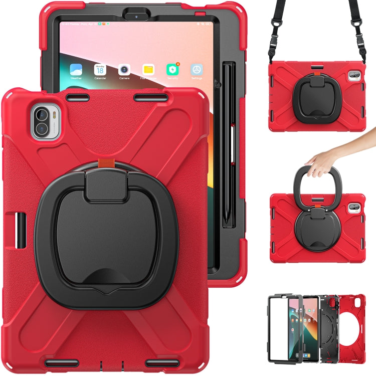 For Xiaomi Pad 5 / Pad 5 Pro Silicone + PC Tablet Protective Case(Red) -  by PMC Jewellery | Online Shopping South Africa | PMC Jewellery