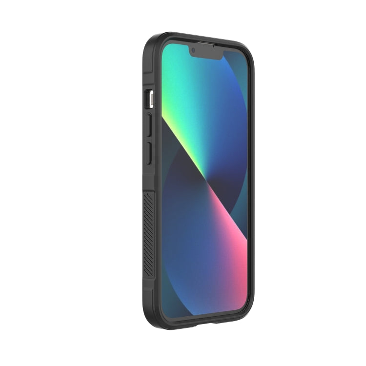 For iPhone 13 Magic Shield TPU + Flannel Phone Case(Black) - iPhone 13 Cases by PMC TechLife | Online Shopping South Africa | PMC TechLife | Buy Now Pay Later Mobicred