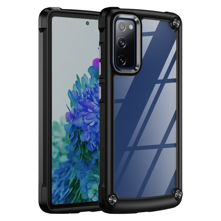 For Samsung Galaxy S20 FE 5G TPU + PC Lens Protection Phone Case(Black) - free shipping - PMC TechLife - Order now!