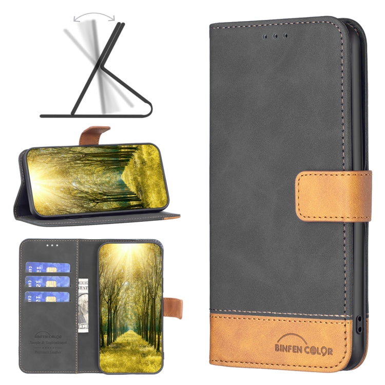 For Samsung Galaxy A53 BF11 Color Matching Skin Feel Leather Phone Case(Black) - free shipping - PMC TechLife - Order now!