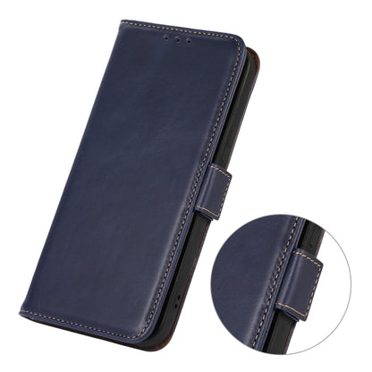 For Xiaomi 12 Lite Crazy Horse Top Layer Cowhide Leather Phone Case(Blue) - Xiaomi Cases by PMC Jewellery | Online Shopping South Africa | PMC Jewellery