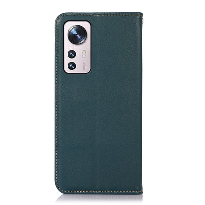 For Xiaomi 12 Lite KHAZNEH Nappa Top Layer Cowhide Leather Phone Case(Green) - Xiaomi Cases by PMC Jewellery | Online Shopping South Africa | PMC Jewellery