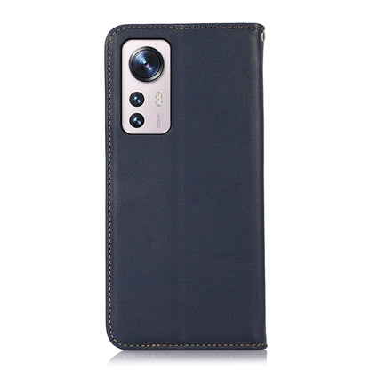 For Xiaomi 12 Lite KHAZNEH Nappa Top Layer Cowhide Leather Phone Case(Blue) - Xiaomi Cases by PMC Jewellery | Online Shopping South Africa | PMC Jewellery