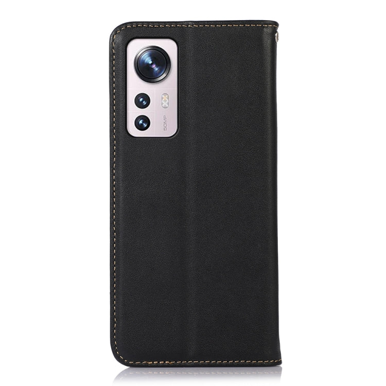 For Xiaomi 12 Lite KHAZNEH Nappa Top Layer Cowhide Leather Phone Case(Black) - Xiaomi Cases by PMC Jewellery | Online Shopping South Africa | PMC Jewellery