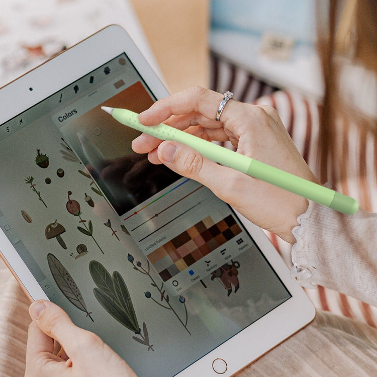 DUX DUCIS Gradient Silicone Stylus Protective Case for Apple Pencil 1st Gen(Green) - Pencil Accessories by DUX DUCIS | Online Shopping South Africa | PMC Jewellery