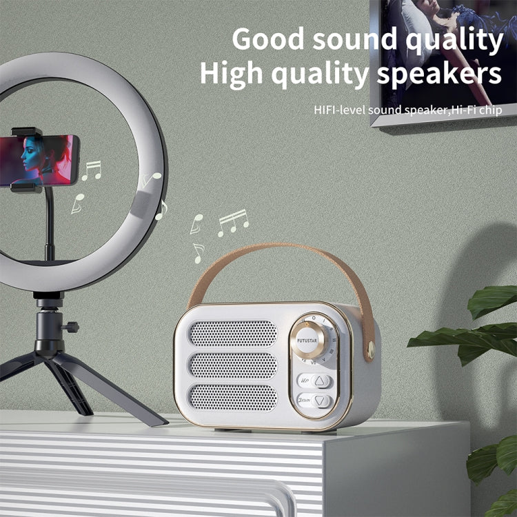 DW13 Portable HIFI Mini Retro Wireless Bluetooth Speaker(Violet Blue) - Mini Speaker by PMC TechLife | Online Shopping South Africa | PMC TechLife