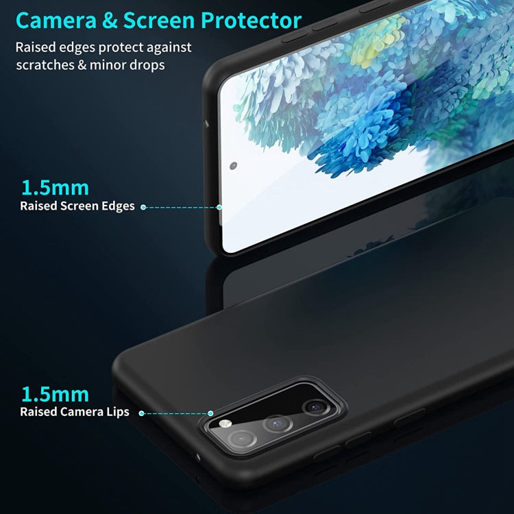 For Samsung Galaxy S20 FE 2022/S20 FE MagSafe Magnetic Liquid Silicone Phone Case(Black) - Galaxy S20 FE Cases by PMC TechLife | Online Shopping South Africa | PMC TechLife | Buy Now Pay Later Mobicred
