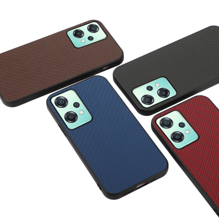 For OnePlus Nord CE 2 Lite 5G Carbon Fiber Texture Shockproof Protective Phone Case(Blue) - OnePlus Cases by PMC TechLife | Online Shopping South Africa | PMC TechLife | Buy Now Pay Later Mobicred