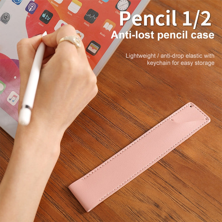 PU Leather Shockproof Protective Case with Metal Buckle for Apple Pencil 1 / 2(Sky Blue) - Pencil Accessories by PMC Jewellery | Online Shopping South Africa | PMC Jewellery