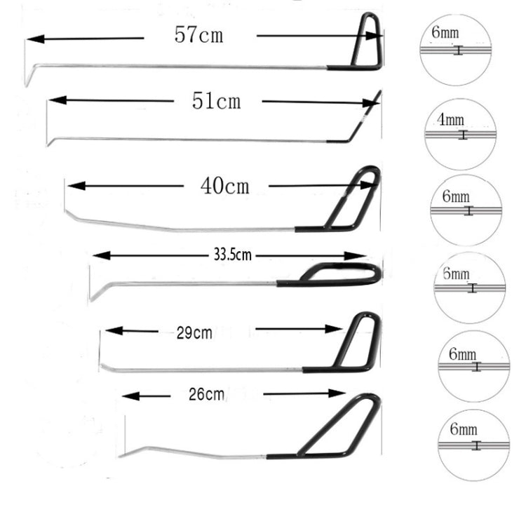 Q1 16 in 1 Car Paintless Dent Repair Hail Remover Hooks Rods Kit - Sheet Metal Tools by PMC TechLife | Online Shopping South Africa | PMC TechLife | Buy Now Pay Later Mobicred