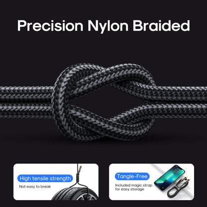 JOYROOM S-CL020A12 USB-C / Type-C to 8 Pin 20W Sync Data Cable, Cable Length:1.2m(Black) - Normal Style Cable by JOYROOM | Online Shopping South Africa | PMC Jewellery | Buy Now Pay Later Mobicred