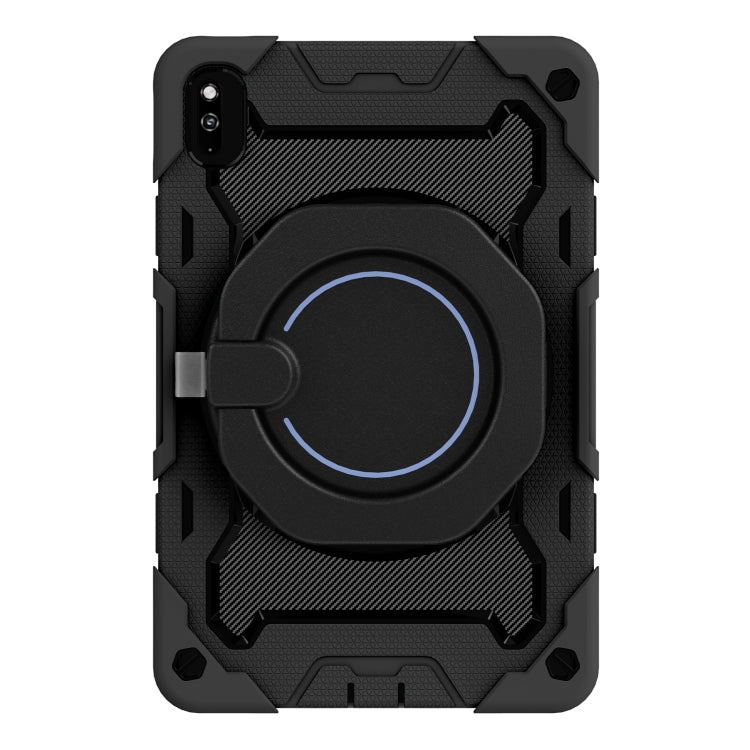 For Honor V6/Tablet V7 Armor Contrast Color Silicone + PC Tablet Case(Black) - Honor by PMC TechLife | Online Shopping South Africa | PMC TechLife | Buy Now Pay Later Mobicred