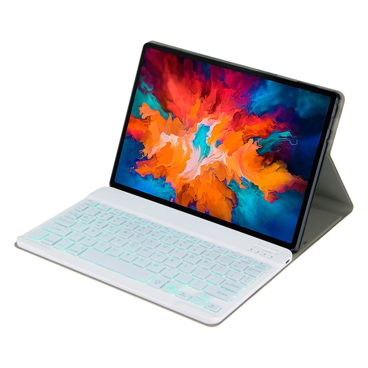 For Lenovo Tab M10 HD Gen 2 Backlight Bluetooth Keyboard Leather Tablet Case(Gold) - Lenovo Keyboard by PMC TechLife | Online Shopping South Africa | PMC TechLife | Buy Now Pay Later Mobicred