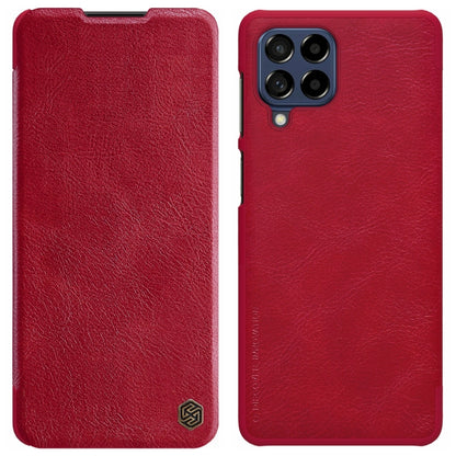 For Samsung Galaxy M53 5G NILLKIN QIN Series Crazy Horse Texture Leather Phone Case(Red) - Galaxy Phone Cases by NILLKIN | Online Shopping South Africa | PMC Jewellery