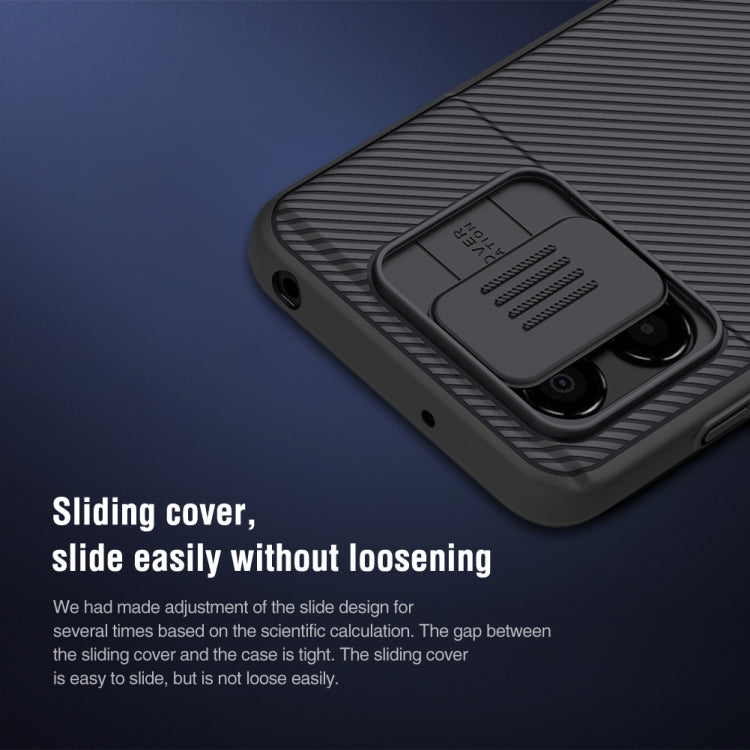 For Xiaomi Poco M4 5G NILLKIN Black Mirror Series Camshield PC Phone Case(Blue) - Xiaomi Cases by NILLKIN | Online Shopping South Africa | PMC TechLife
