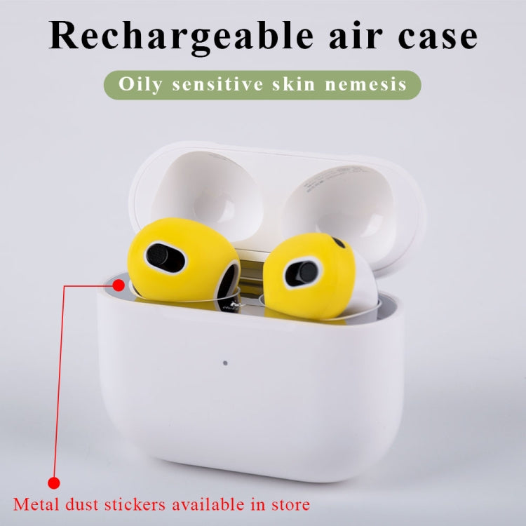 Ear Cap Silicone Protective Case for AirPods 3(Yellow) - Anti-dust & Ear Caps by PMC Jewellery | Online Shopping South Africa | PMC Jewellery