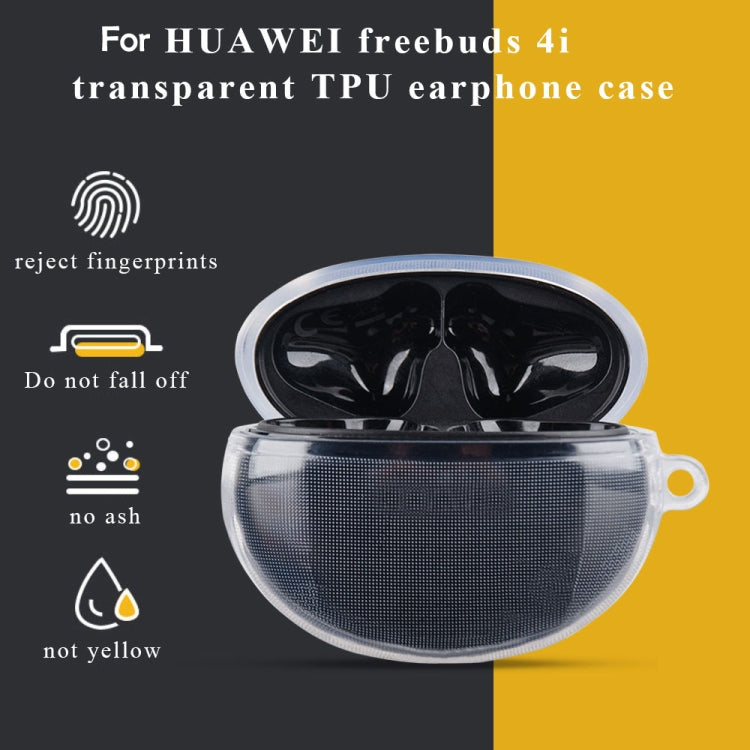 Earphone TPU Protective Case For Huawei FreeBuds 4i(Transparent) - Huawei Earphone Case by PMC Jewellery | Online Shopping South Africa | PMC Jewellery