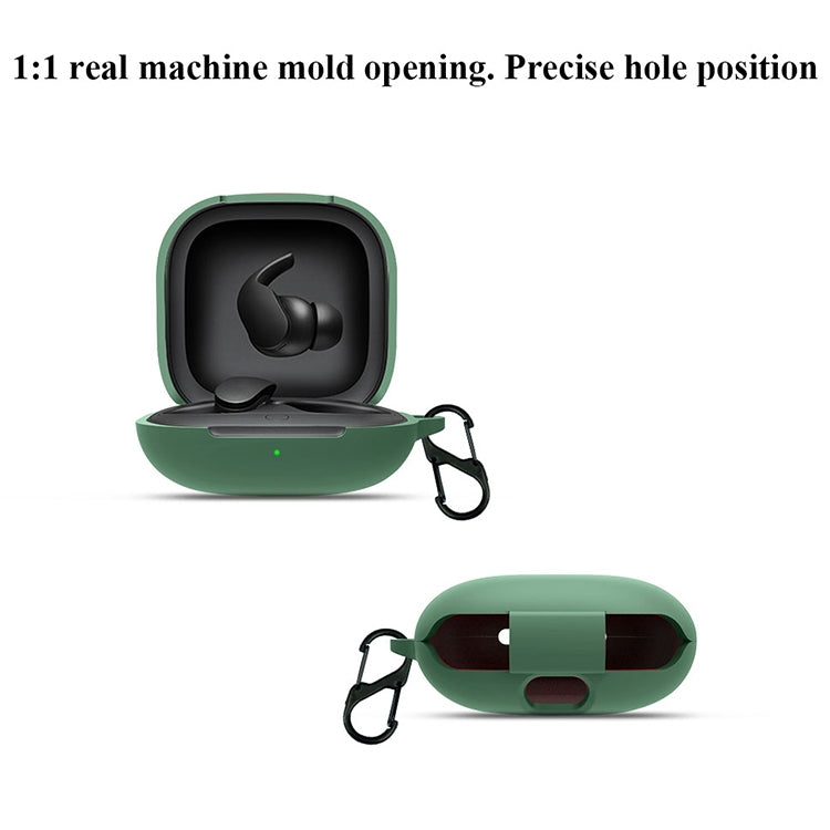 For Beats Fit Pro Wireless Earphone Silicone Protective Case(Dark Green) - Other Earphone Case by PMC TechLife | Online Shopping South Africa | PMC TechLife | Buy Now Pay Later Mobicred