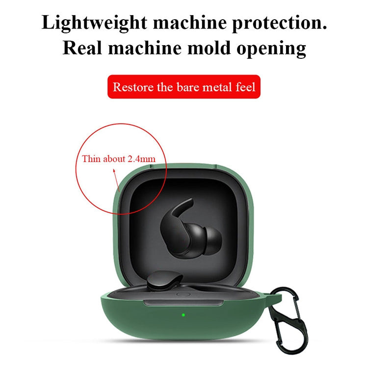 For Beats Fit Pro Wireless Earphone Silicone Protective Case(Dark Green) - Other Earphone Case by PMC TechLife | Online Shopping South Africa | PMC TechLife | Buy Now Pay Later Mobicred