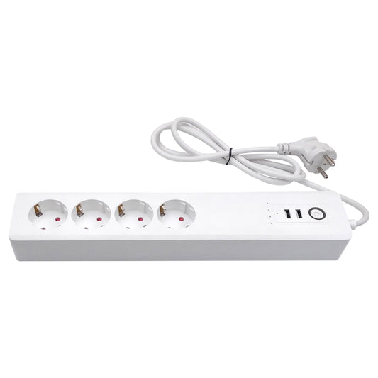 WiFi 10A SM-SO306-E 4 Holes + 2 USB Multi-purpose Smart Power Strip, EU Plug - Smart Socket by PMC Jewellery | Online Shopping South Africa | PMC Jewellery