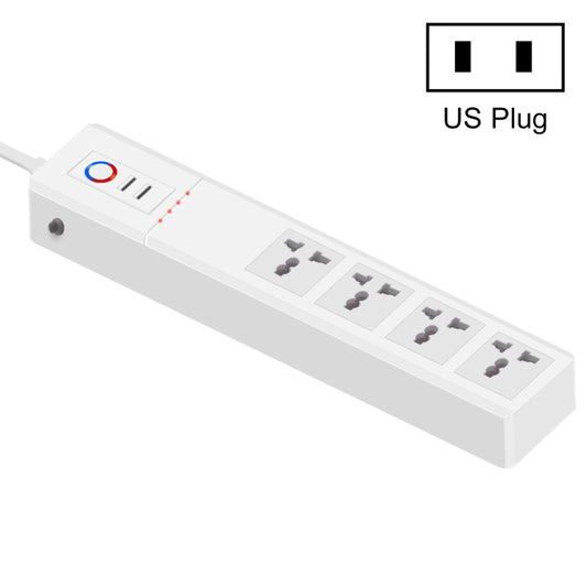 ZigBee 16A SM-SO306-M 4 Holes + 2 USB Multi-purpose Smart Power Strip(US Plug) - Smart Socket by PMC Jewellery | Online Shopping South Africa | PMC Jewellery