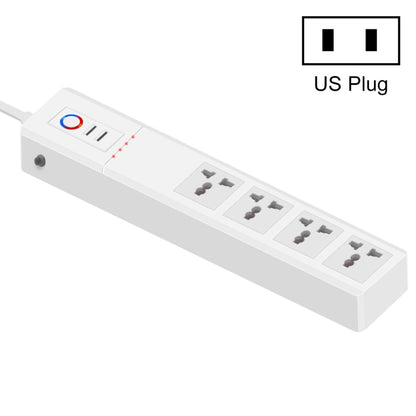 WiFi 10A SM-SO306-M 4 Holes + 2 USB Multi-purpose Smart Power Strip(US Plug) - Smart Socket by PMC Jewellery | Online Shopping South Africa | PMC Jewellery