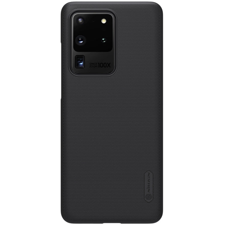 For Galaxy S20 Ultra / S20 Ultra 5G NILLKIN Frosted Concave-convex Texture PC Case(Black) - Galaxy Phone Cases by NILLKIN | Online Shopping South Africa | PMC Jewellery