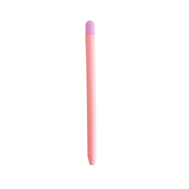 Contrasting Color Silicone Protective Case For Apple Pencil 2(Pink) - Pencil Accessories by PMC Jewellery | Online Shopping South Africa | PMC Jewellery