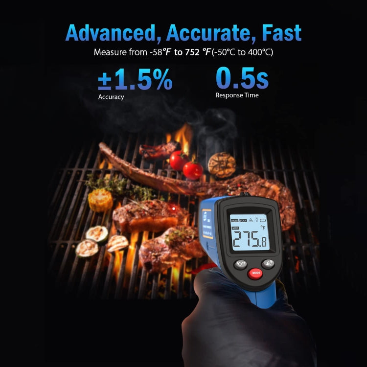 BENETECH GM321 Digital Non-Contact Infrared Thermometer, Battery Not Included - Thermostat & Thermometer by BENETECH | Online Shopping South Africa | PMC TechLife | Buy Now Pay Later Mobicred