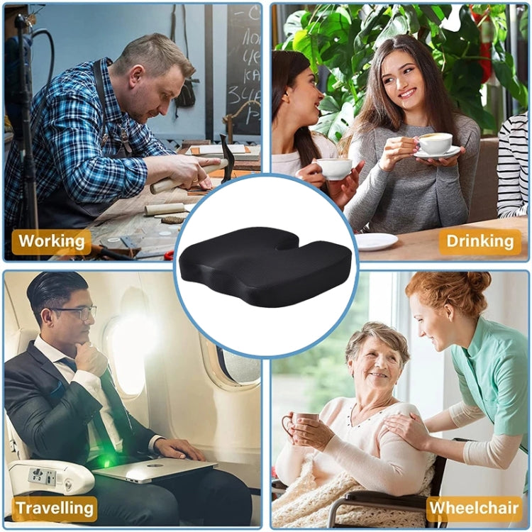Soft U-shaped cushion Ergonomic Seat, Model:Mesh Style(Grey) - Cushions & Pillows by PMC TechLife | Online Shopping South Africa | PMC TechLife | Buy Now Pay Later Mobicred