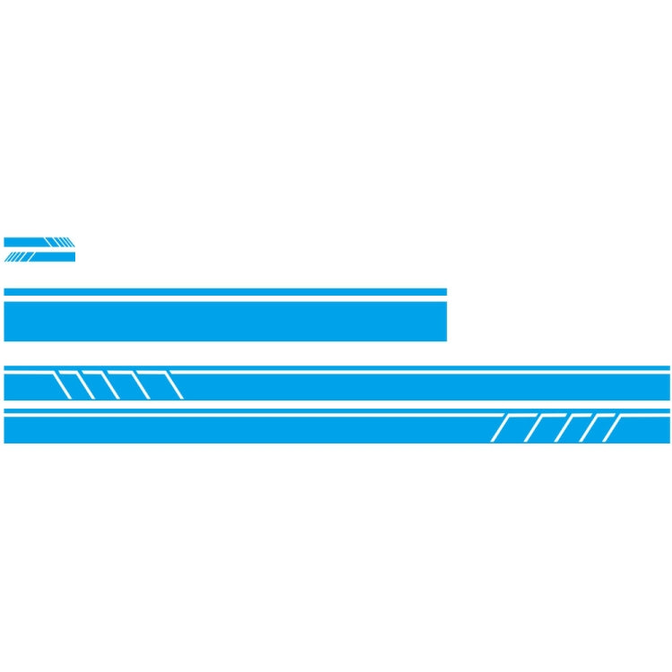 D-930 Lines Pattern Car Modified Decorative Sticker(Blue) - free shipping - PMC TechLife - Order now!