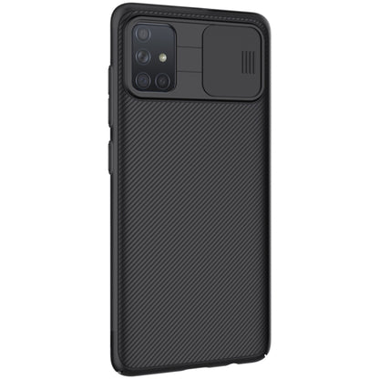 For Galaxy A71 NILLKIN Black Mirror Series PC Camshield Full Coverage Dust-proof Scratch Resistant Mobile Phone Case(Black) - Galaxy Phone Cases by NILLKIN | Online Shopping South Africa | PMC Jewellery