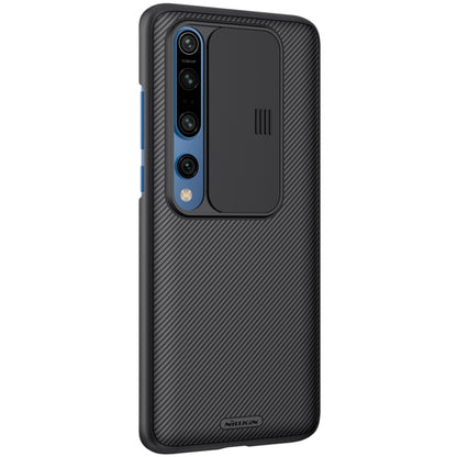 For Xiaomi Mi 10 Pro / 10 NILLKIN Black Mirror Series PC Camshield Full Coverage Dust-proof Scratch Resistant Mobile Phone Case(Black) - Xiaomi Cases by NILLKIN | Online Shopping South Africa | PMC Jewellery