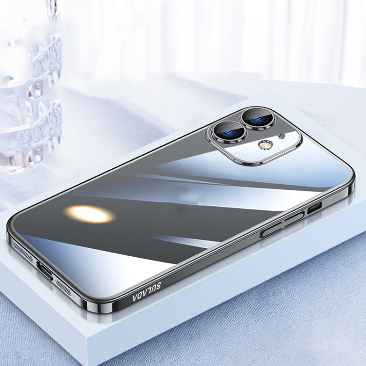 For iPhone 12 SULADA JINGJIA Series Lens Protector PC Phone Case(Black) - free shipping - PMC TechLife - Order now!