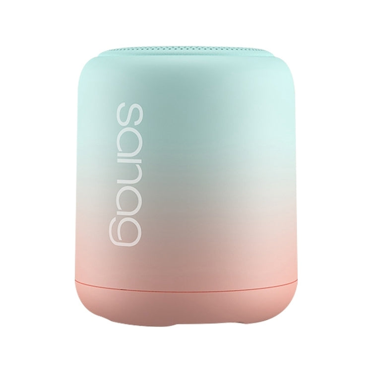 Sanag X6S Outdoor Portable Mini Gradient Bluetooth Speaker(Green Pink) - Mini Speaker by Sanag | Online Shopping South Africa | PMC Jewellery | Buy Now Pay Later Mobicred