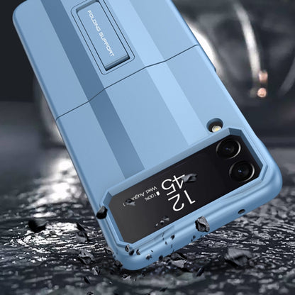 For Samsung Galaxy Z Flip4 GKK All-inclusive Shockproof Protective Phone Case(Blue) - Galaxy Z Flip4 5G Cases by GKK | Online Shopping South Africa | PMC Jewellery | Buy Now Pay Later Mobicred