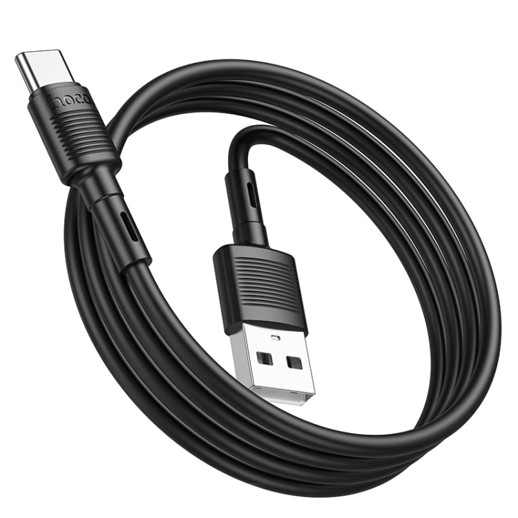 hoco X83 3A USB to USB-C / Type-C Victory Charging Data Cable，Length：1m(White) - USB-C & Type-C Cable by hoco | Online Shopping South Africa | PMC Jewellery