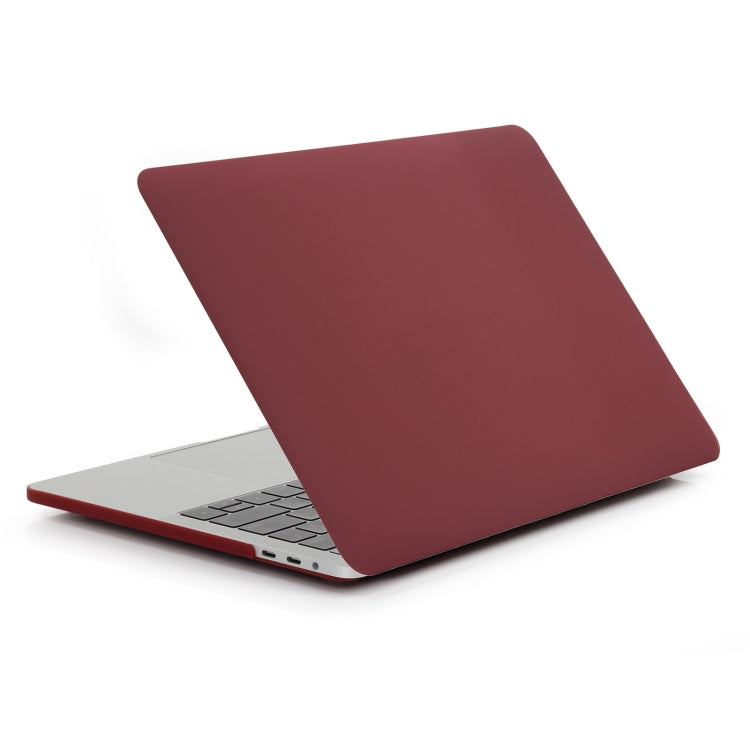 Laptop Matte Style Protective Case For MacBook Air 13.6 inch A2681 2022(Wine Red) - MacBook Pro Cases by PMC Jewellery | Online Shopping South Africa | PMC Jewellery