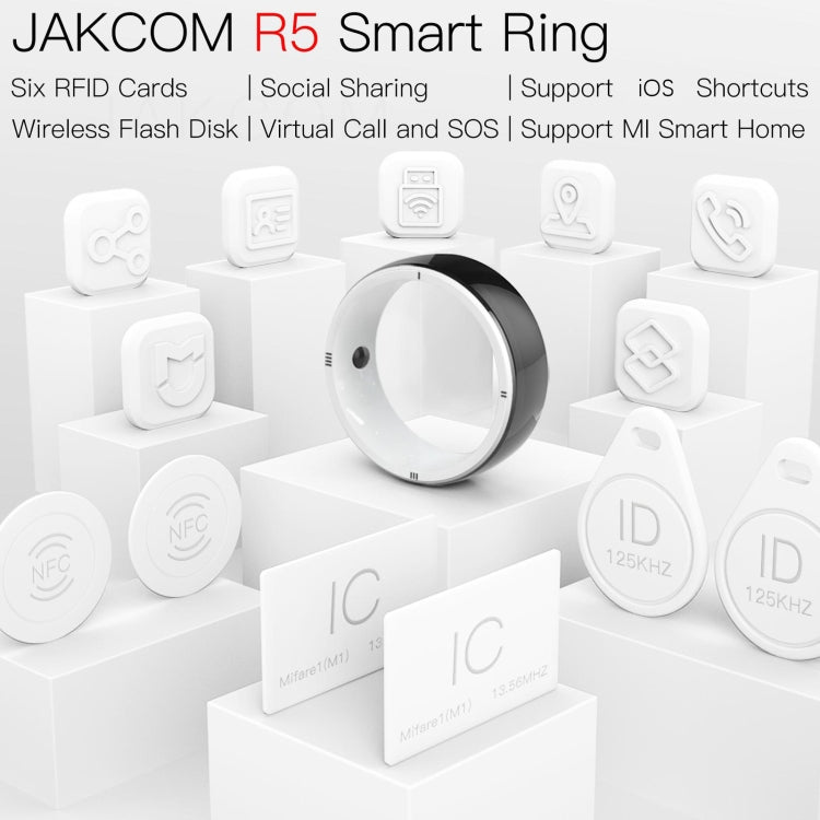 JAKCOM R5 Smart Ring Multifunction Smart Wear Ring, Size:L - free shipping - PMC TechLife - Order now!