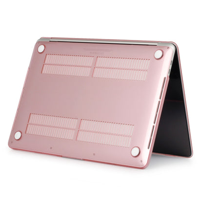 For MacBook Air 13.6 inch A2681 2022 Laptop Crystal Style Protective Case(Pink) - MacBook Air Cases by PMC Jewellery | Online Shopping South Africa | PMC Jewellery