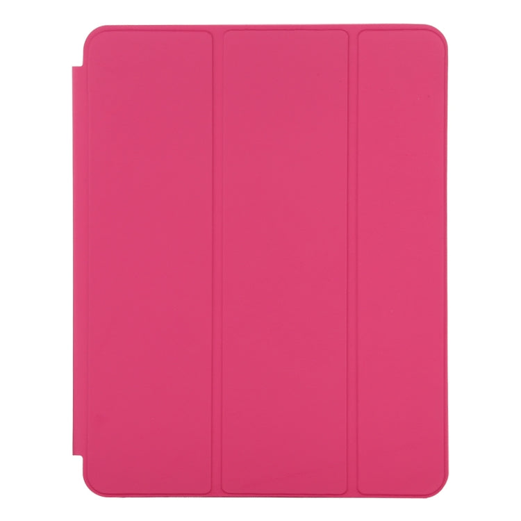 For iPad Pro 11 2022 / 2021 / 2020 3-fold Horizontal Flip Smart Leather Tablet Case with Sleep / Wake-up Function & Holder(Rose Red) - iPad Pro 11 (2022/2021) Cases by PMC TechLife | Online Shopping South Africa | PMC TechLife